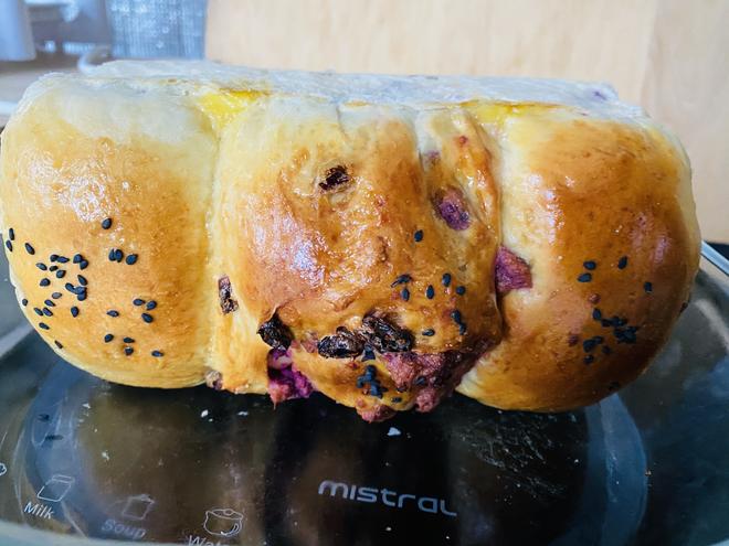 紫薯面包的做法
