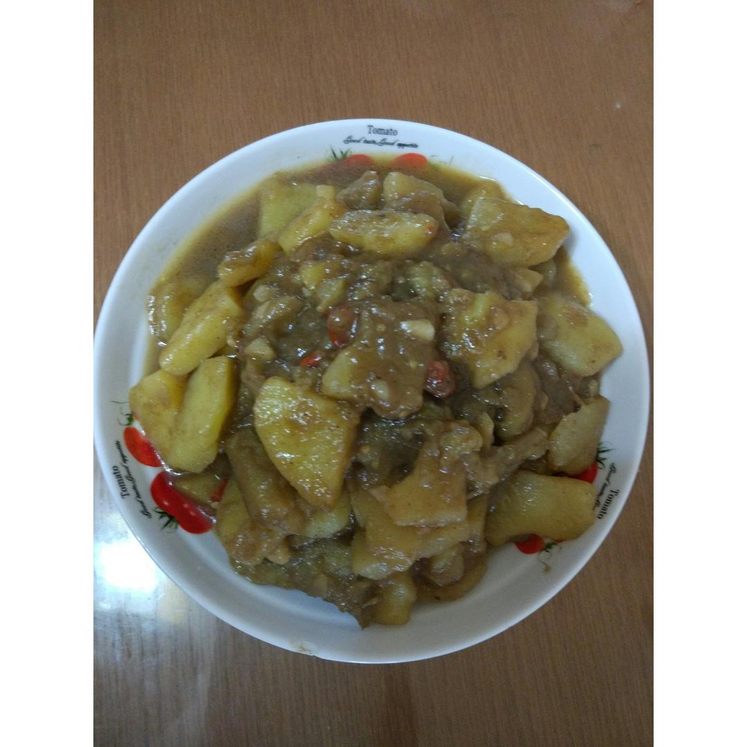 土豆炖茄子