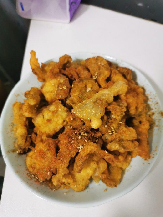 椒盐蘑菇-超好吃的下酒菜