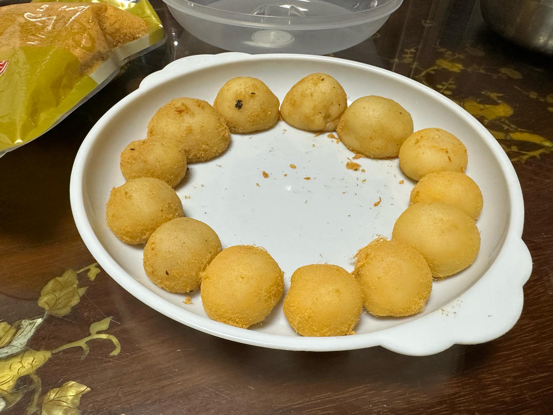 微波炉版芒果糯米糍