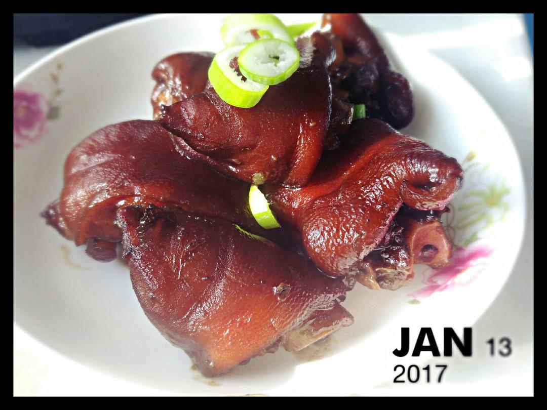 红焖猪蹄的做法