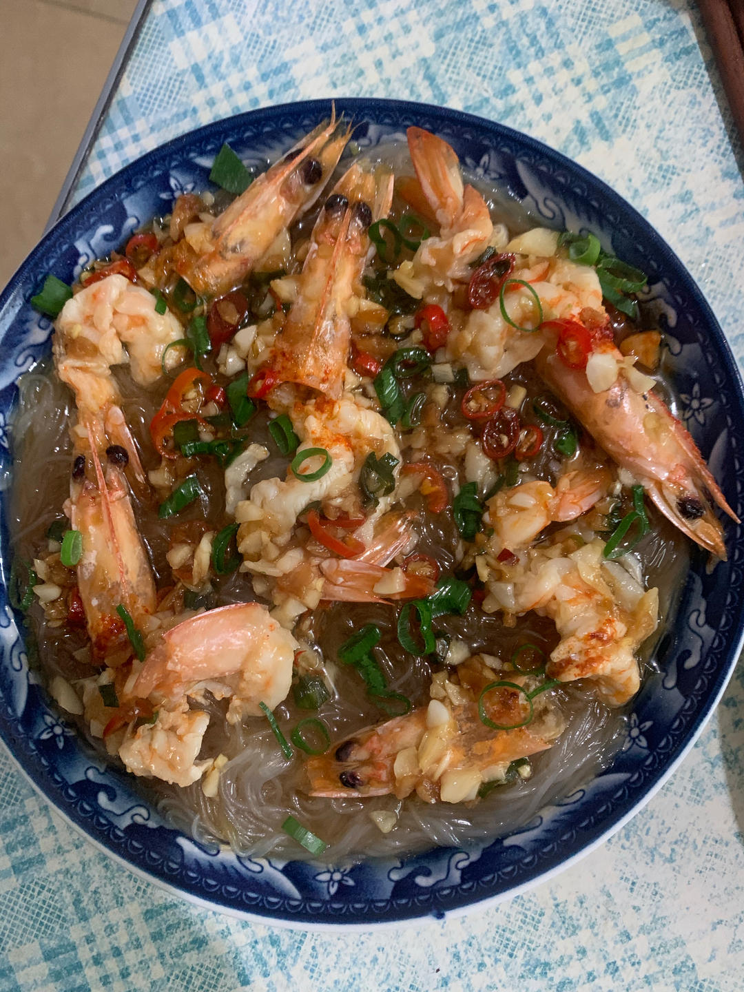 蒜蓉粉丝开背虾