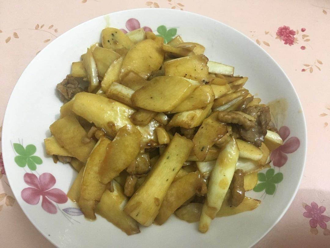 高笋炒肉