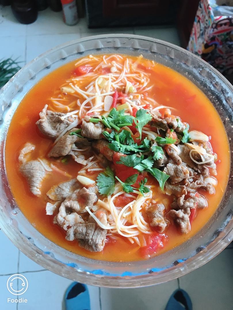 简单版酸汤肥牛