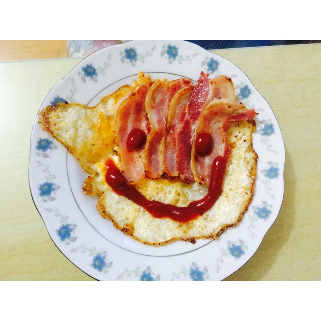 carriey做的培根煎蛋