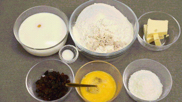 纯奶手撕吐司的做法 步骤1