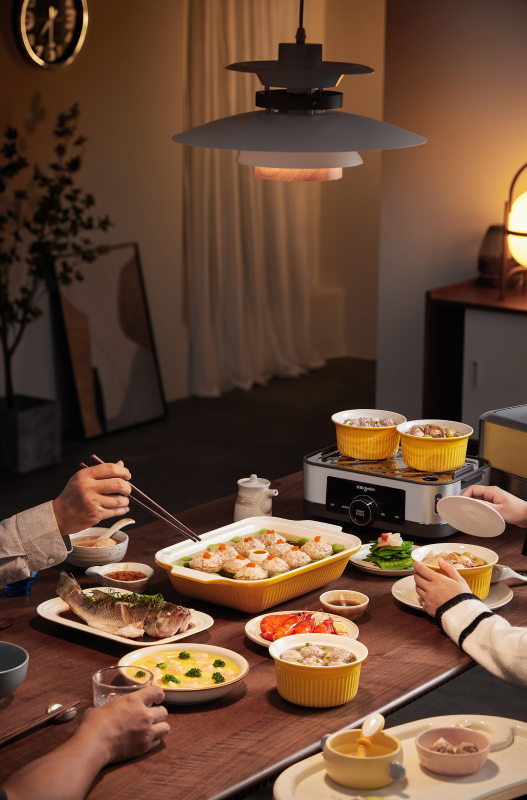 【2025懒人蒸菜推荐】10分钟搞定5道蒸菜，东菱电蒸锅130℃高温锁鲜，厨房小白也能变大厨