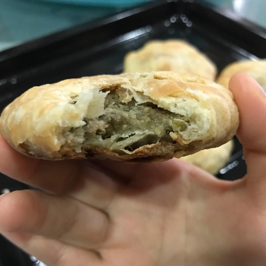 酥皮绿豆饼   酥得掉渣渣