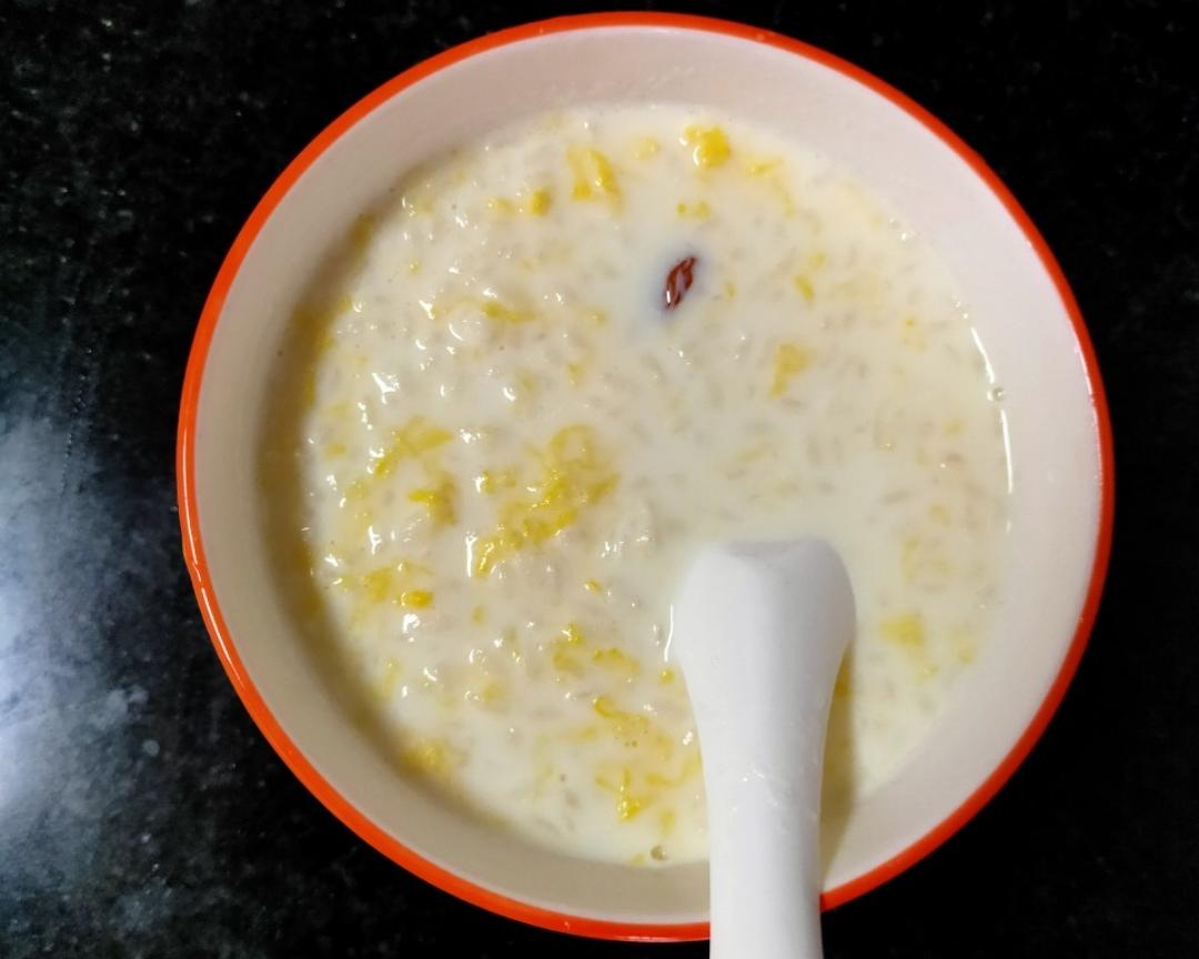 不用加碱的牛奶鸡蛋醪糟的做法