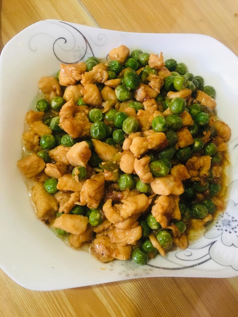 豌豆鸡丁