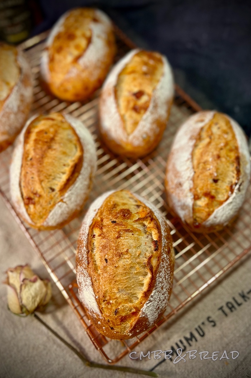 法式乡村面包                      （蔓越莓核桃、培根乳酪）的做法