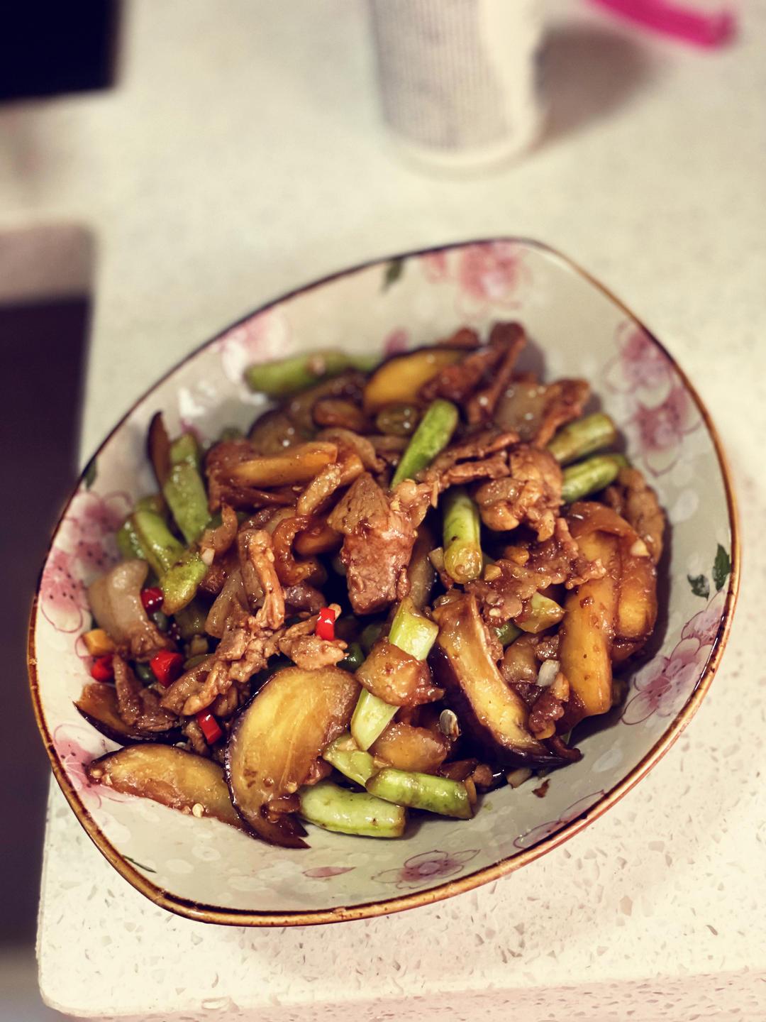 不需要油炸简单美味易操作五花肉豆角茄子家常做法