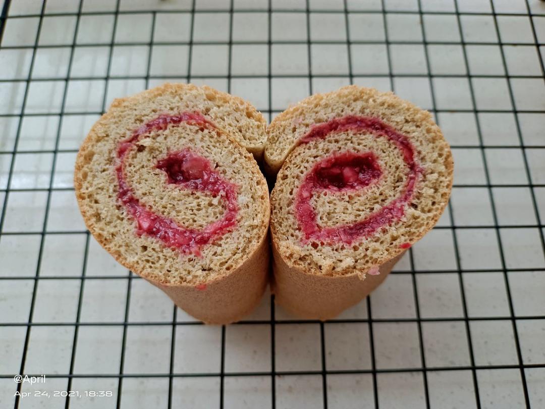 [低碳生酮]燕麦纤维/麸皮蛋糕卷-超低卡