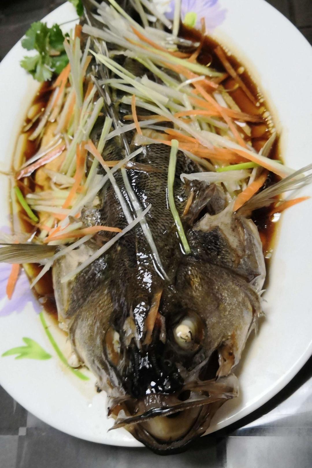 超入味清蒸鱼～清蒸鲈鱼桂花鱼（家常独创）