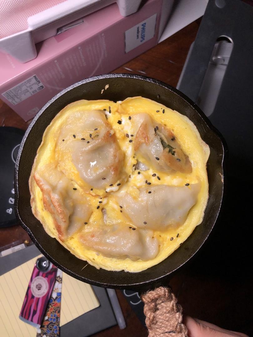 鸡蛋煎饺