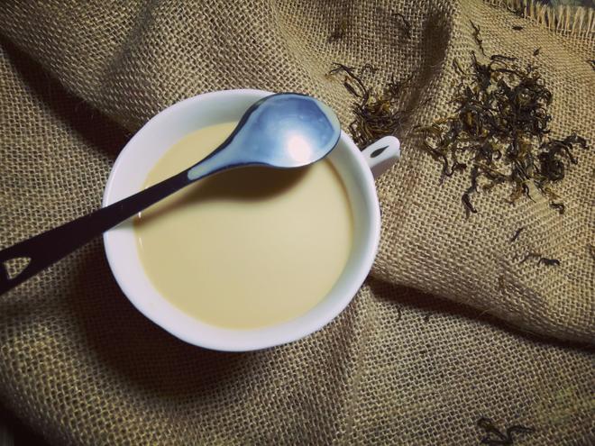 #下午茶#奶茶+紫薯山药卷~绝配（上）的做法