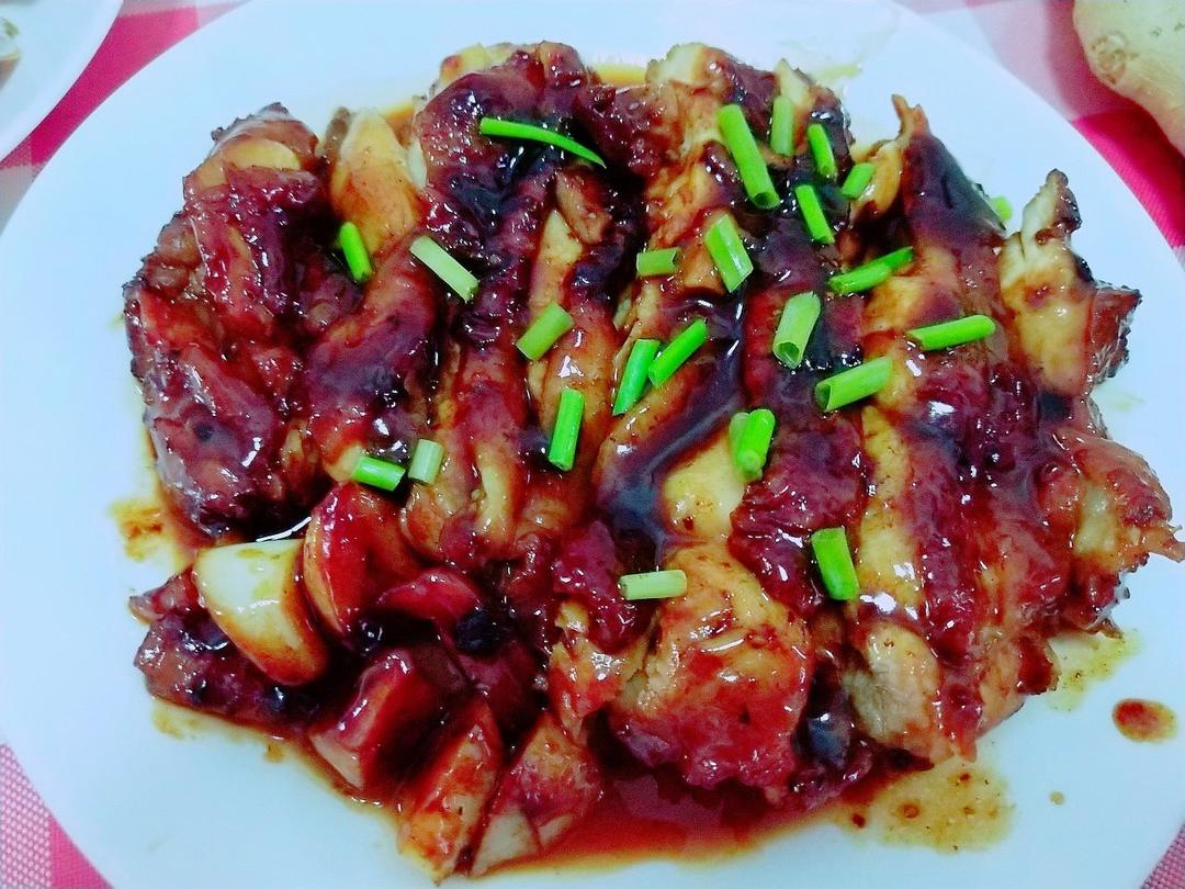 黑椒鸡腿饭