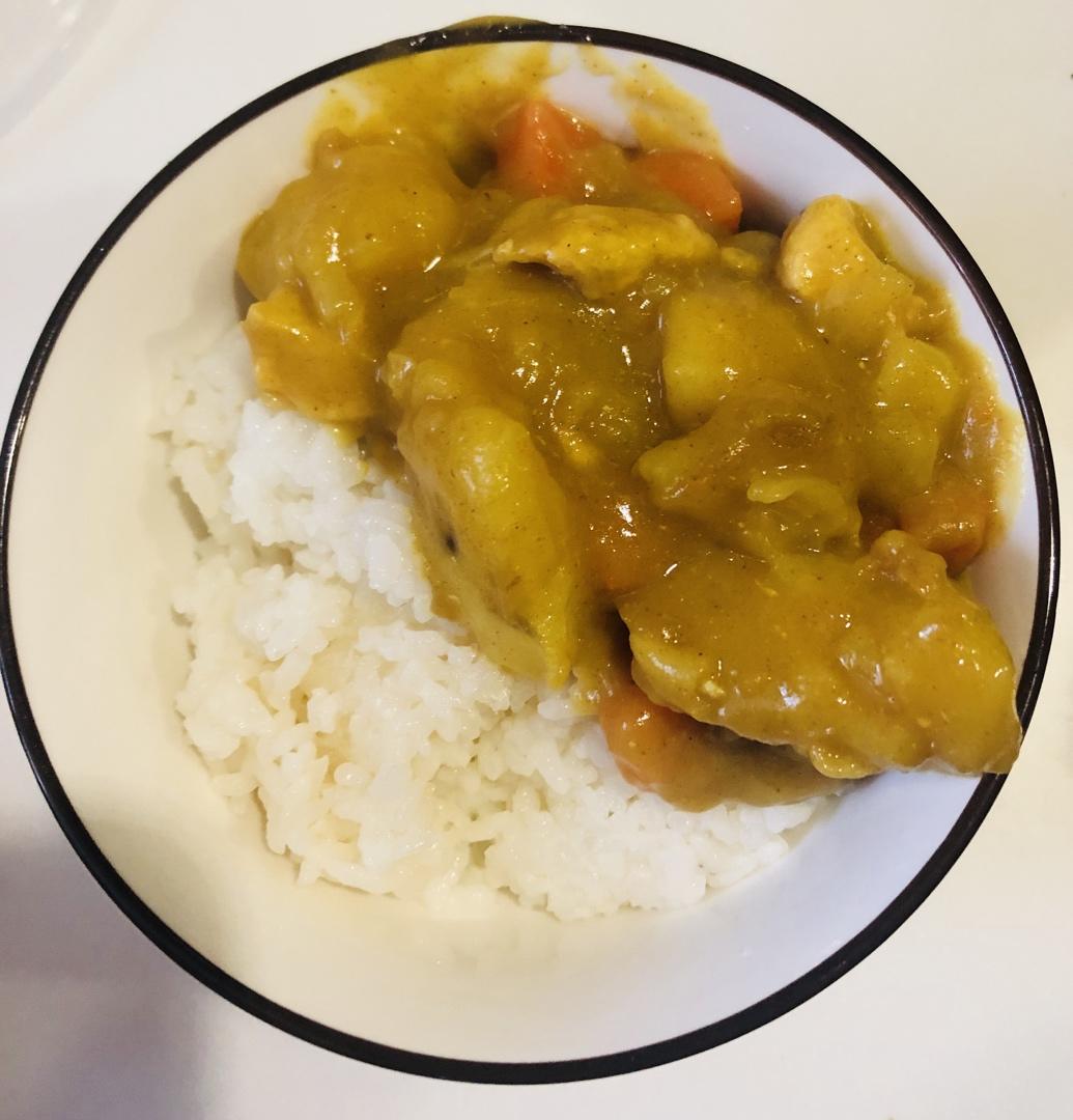 日式鸡肉咖喱饭