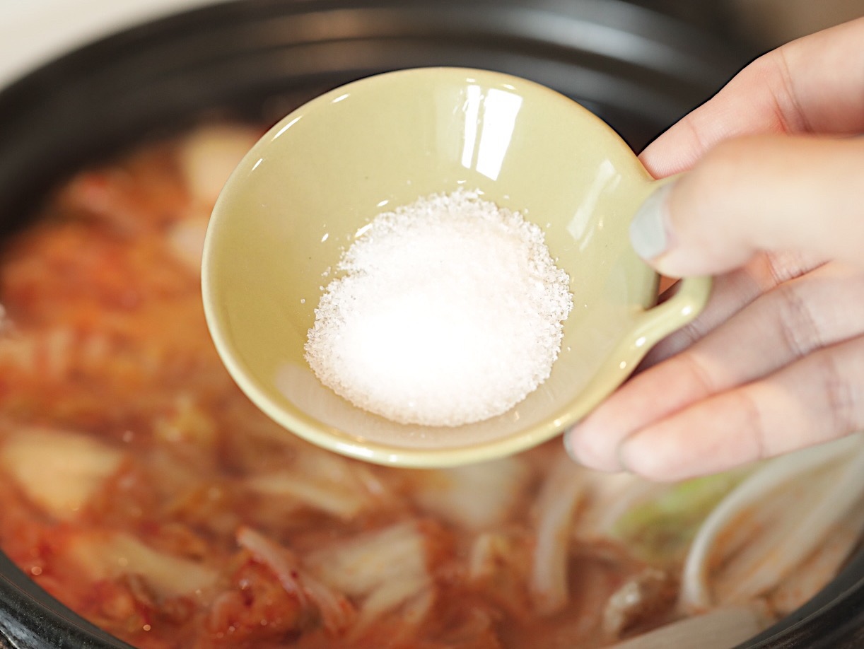 米饭绝配❗️一学就会的辣白菜豆腐汤🔥的做法 步骤10