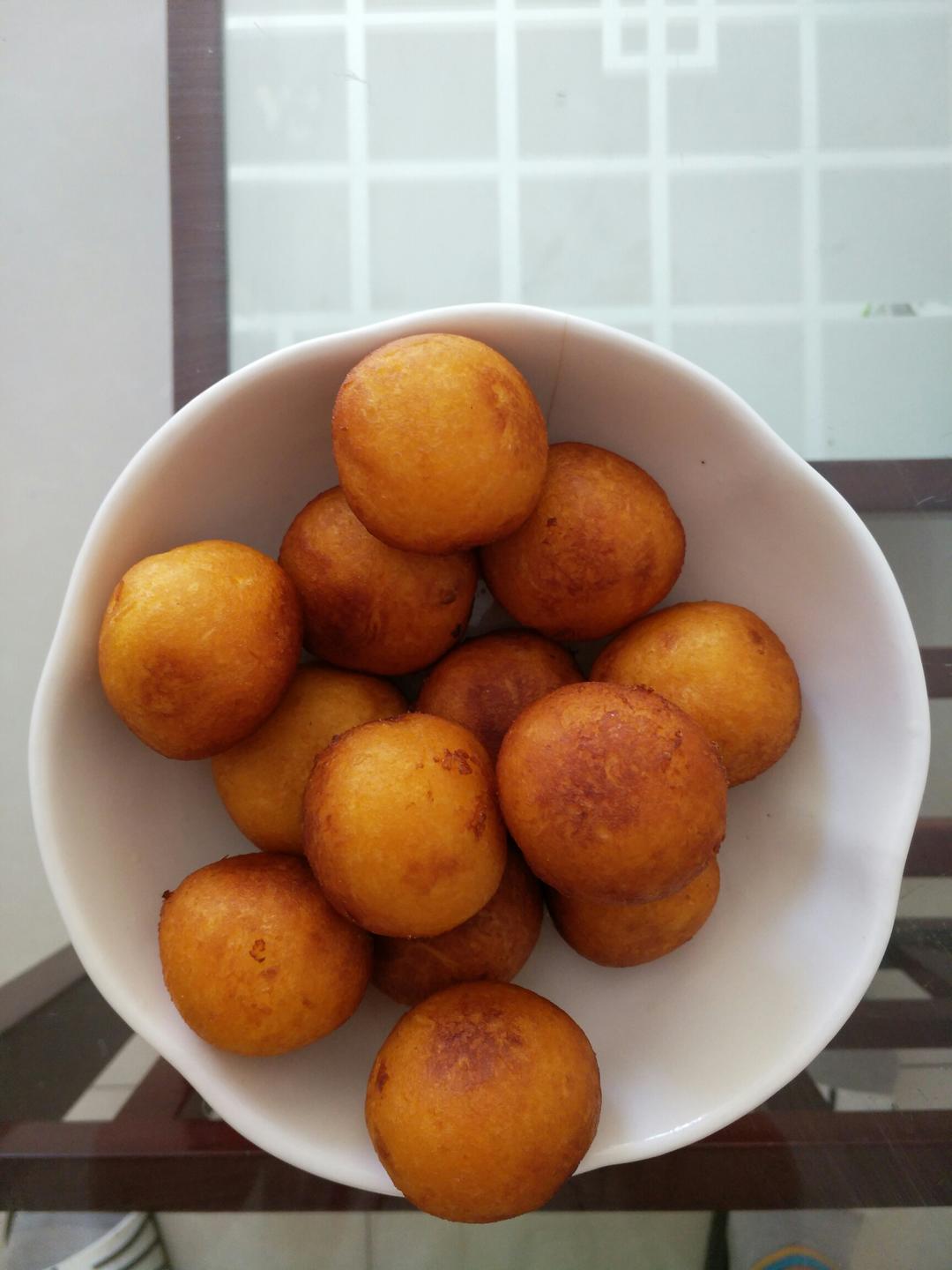 红薯糯米丸子的做法