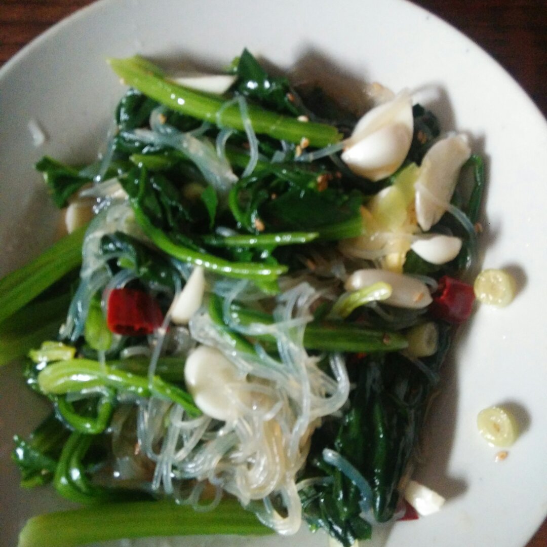 粉丝拌菠菜