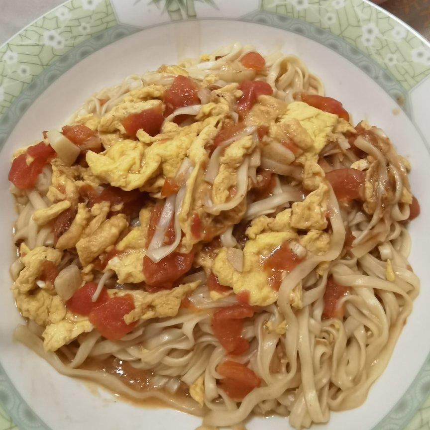 番茄鸡蛋焖面