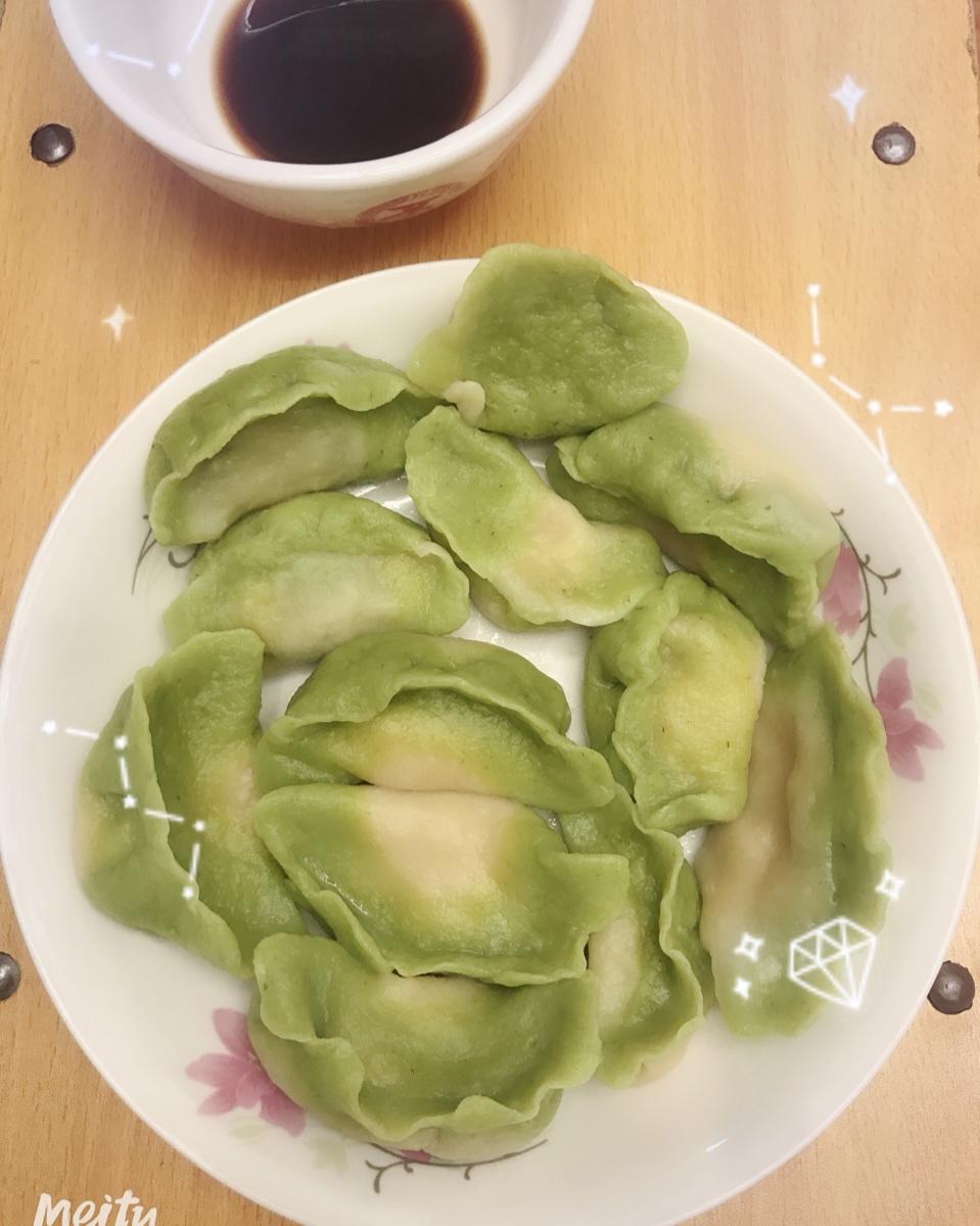 翡翠白菜饺
