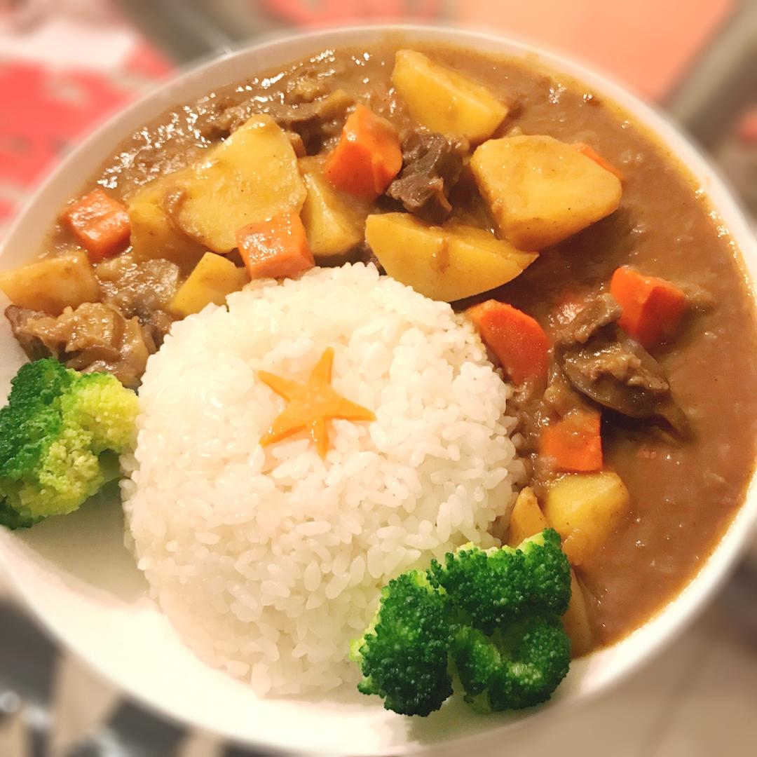 iv3z做的日式咖喱牛肉饭