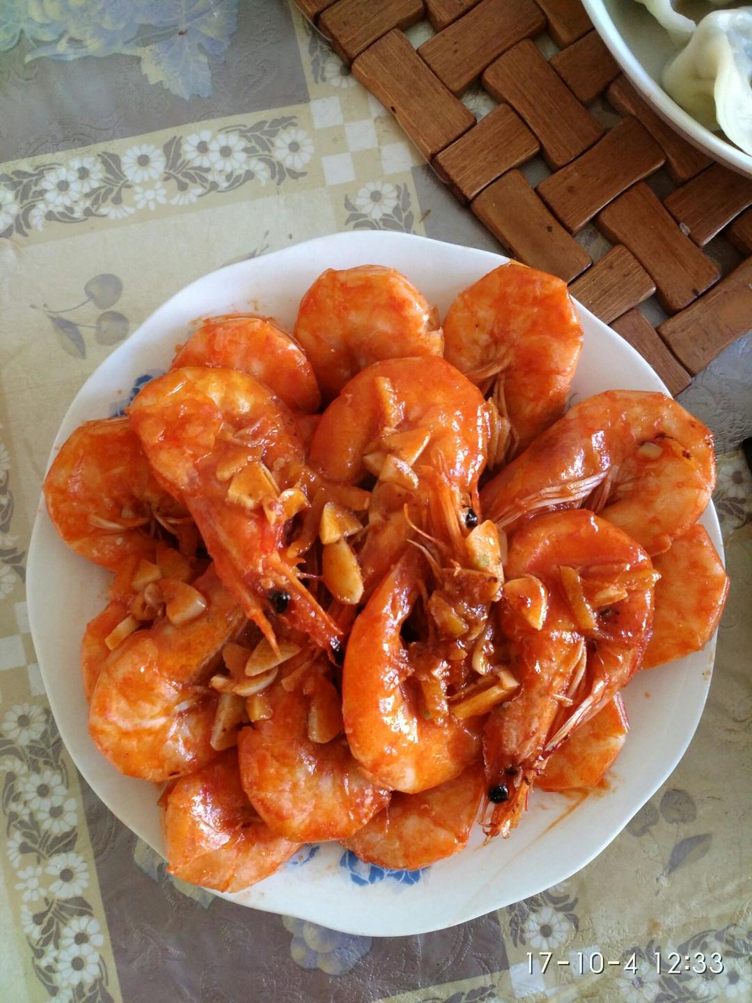 黄晓明茄汁大虾－中餐厅