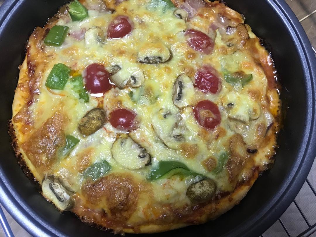 自制pizza  百做无误的饼皮哦