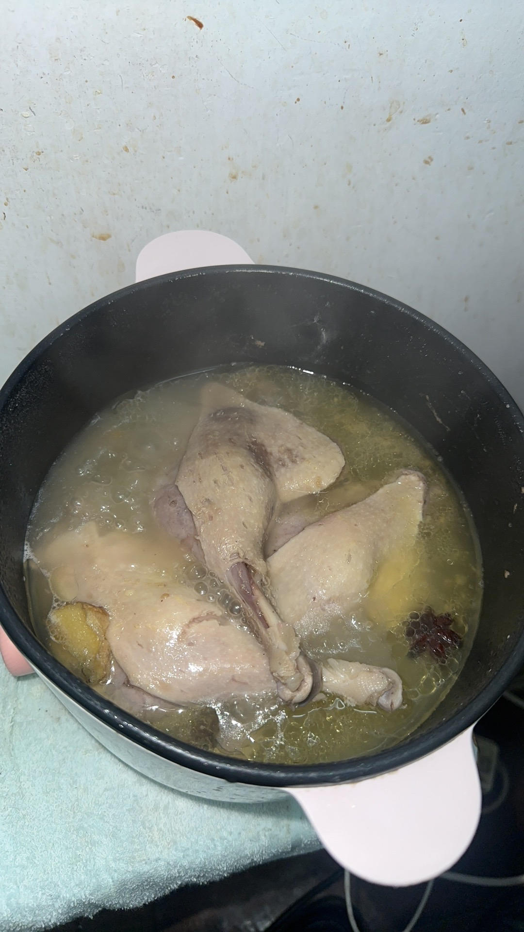 首次成功的盐水鸭腿