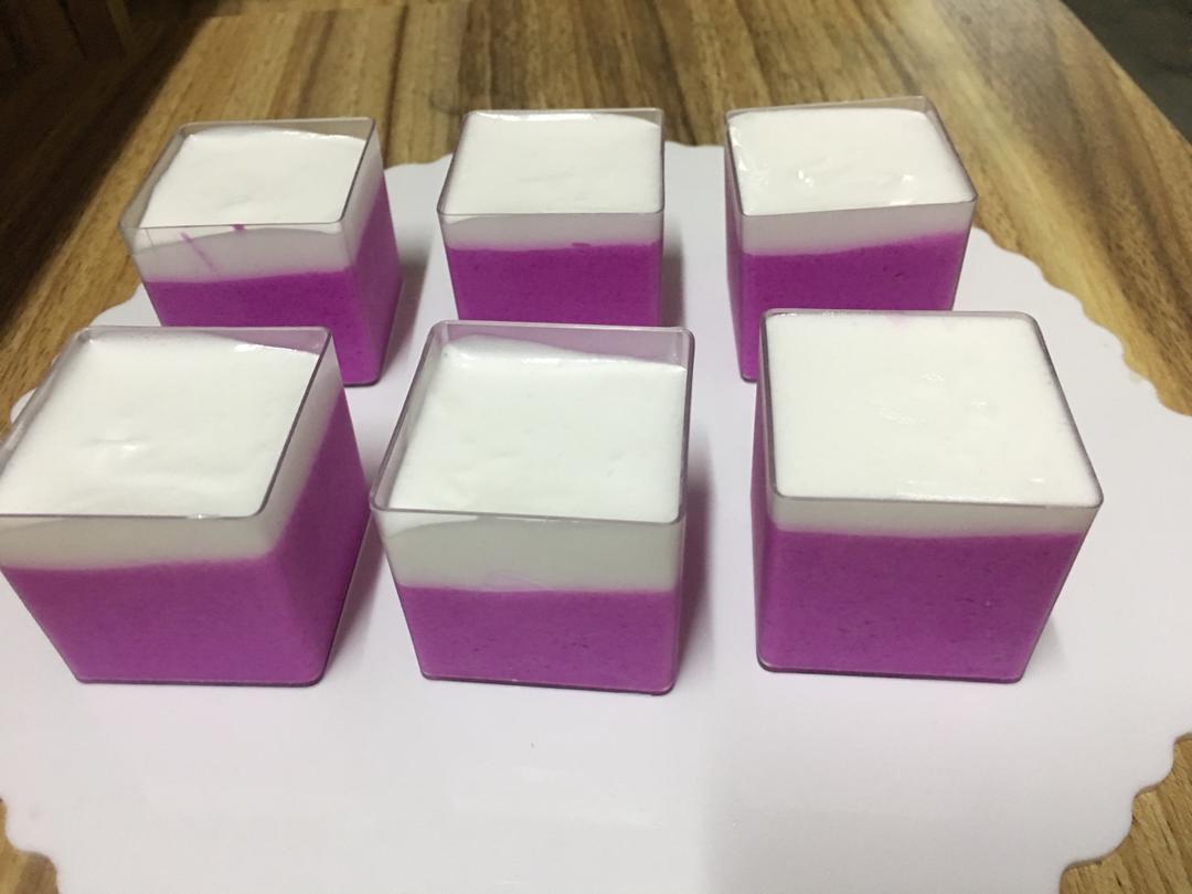 红心火龙果慕斯杯