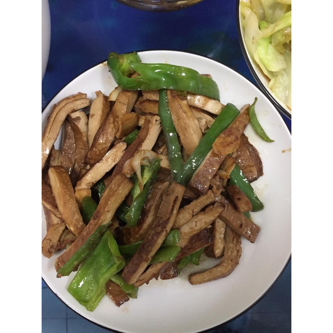 青椒豆腐干