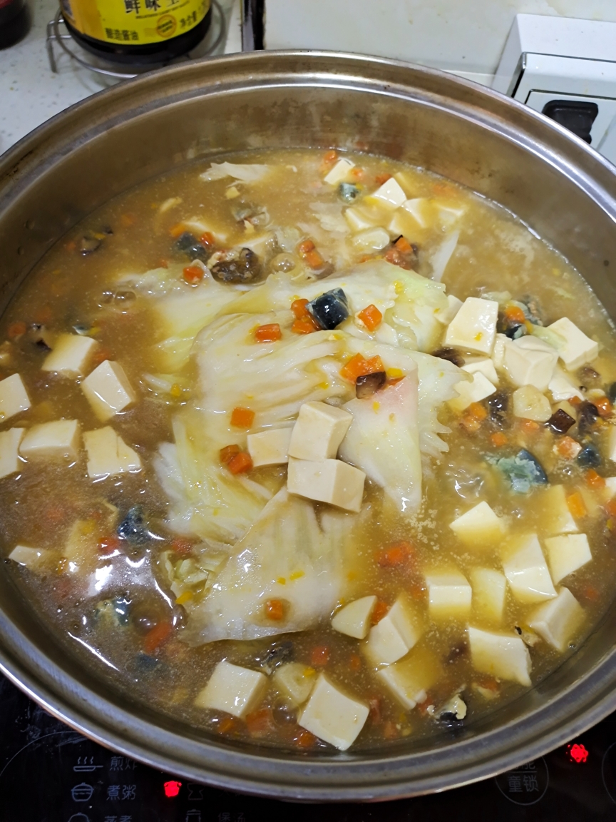 白菜金瓜汤的做法