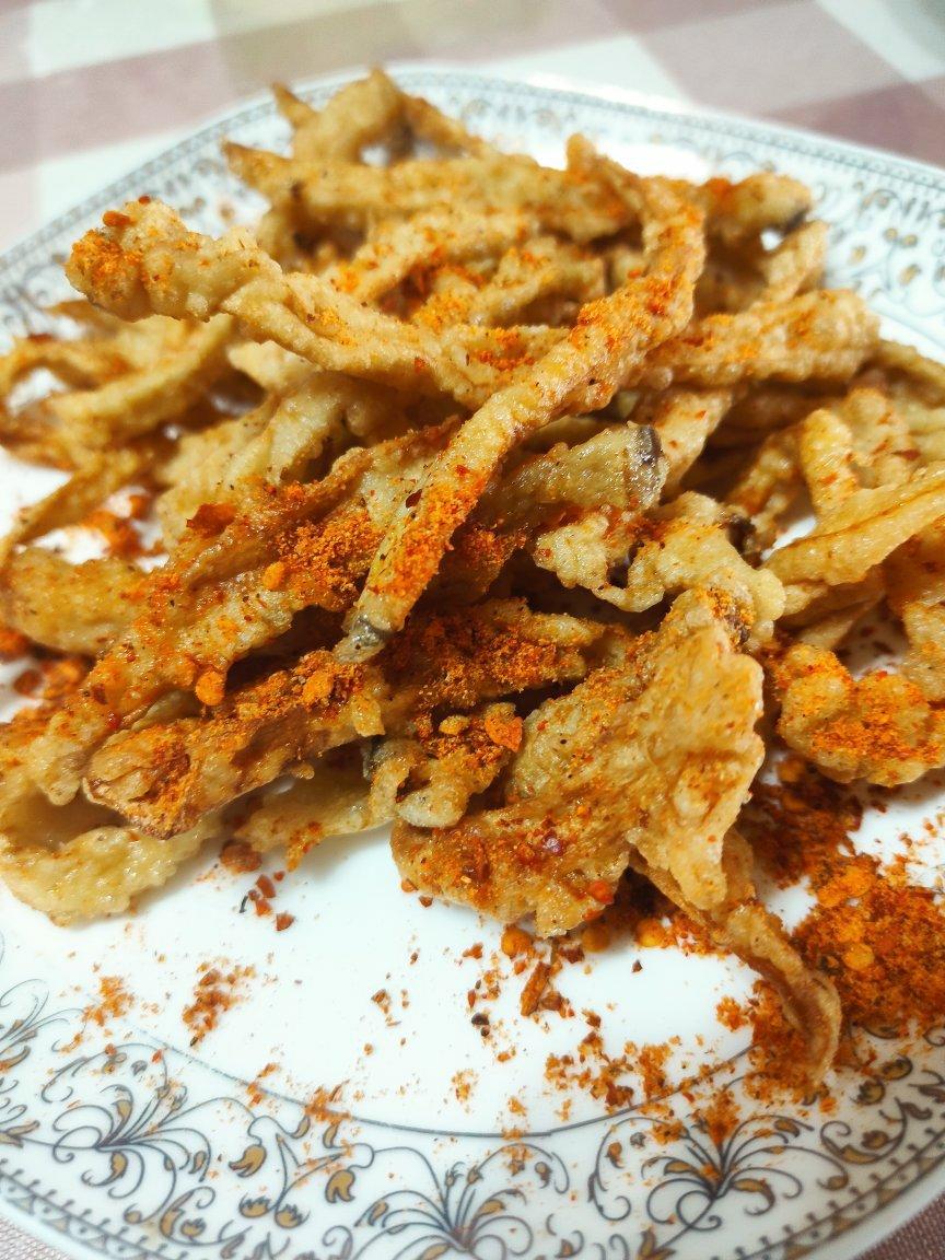 堪比吃肉的软炸杏鲍菇