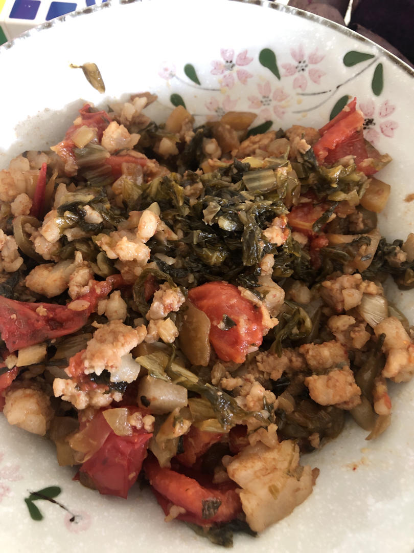 超下饭的酸菜肉末😋