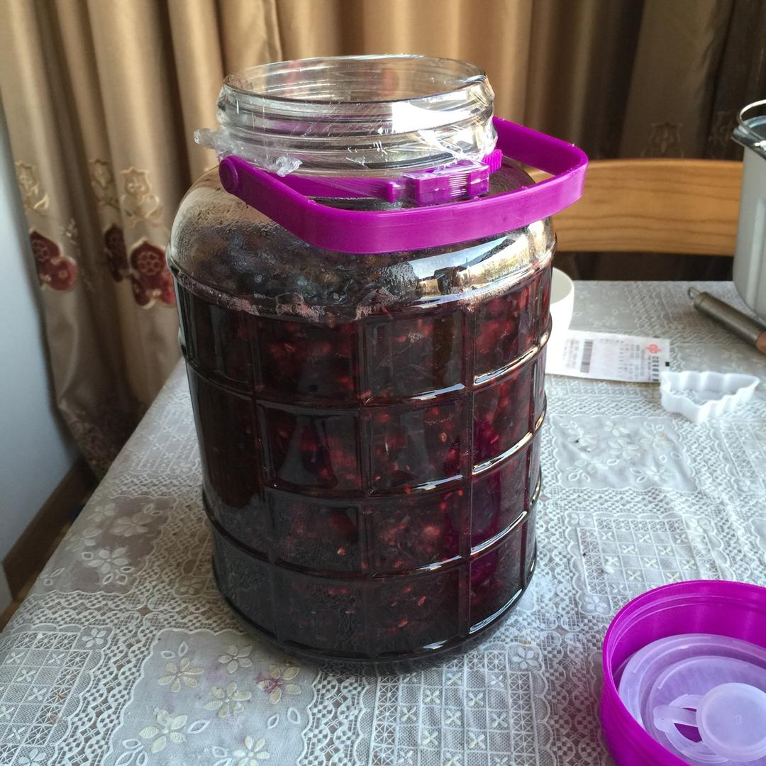 晨4utf做的自制葡萄酒