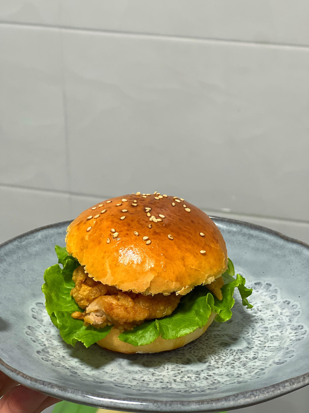 堪比麦当劳的香辣鸡腿汉堡包🍔