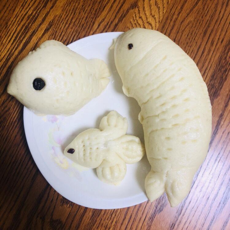 花开富贵 年年有余——鱼与元宝馒头（九款）