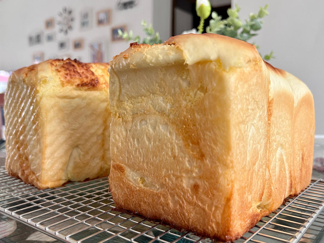 超滋润的椰蓉吐司｜100%酸奶中种(面包体绝绝子，推荐)