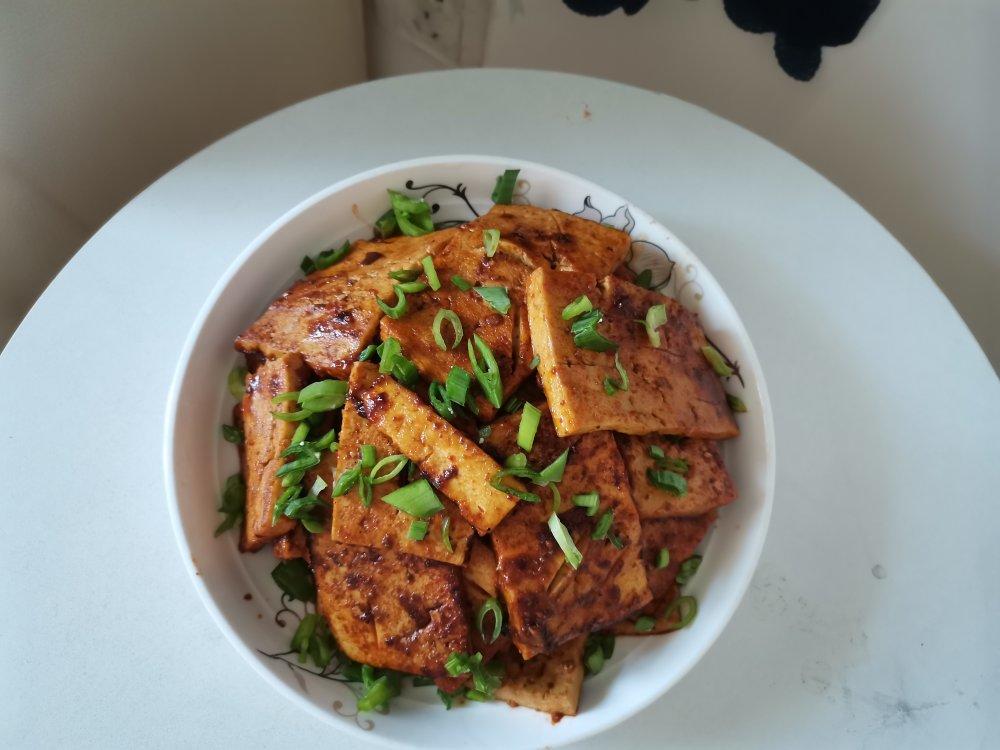 家庭版香煎铁板豆腐