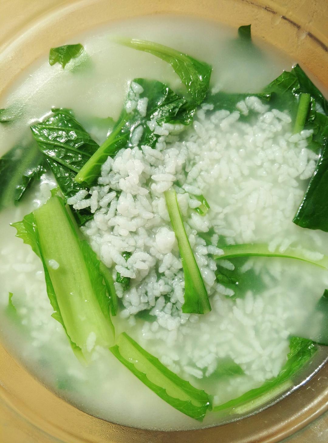 关东唐做的青菜粥