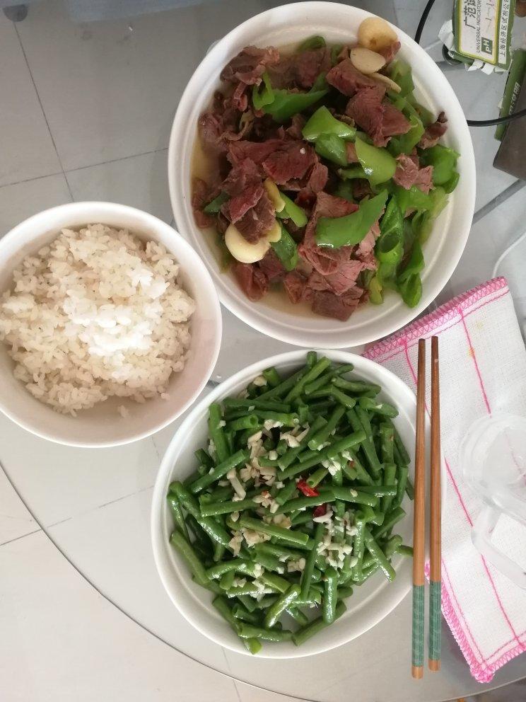 蒜蓉豇豆～～素菜也可以很美味！