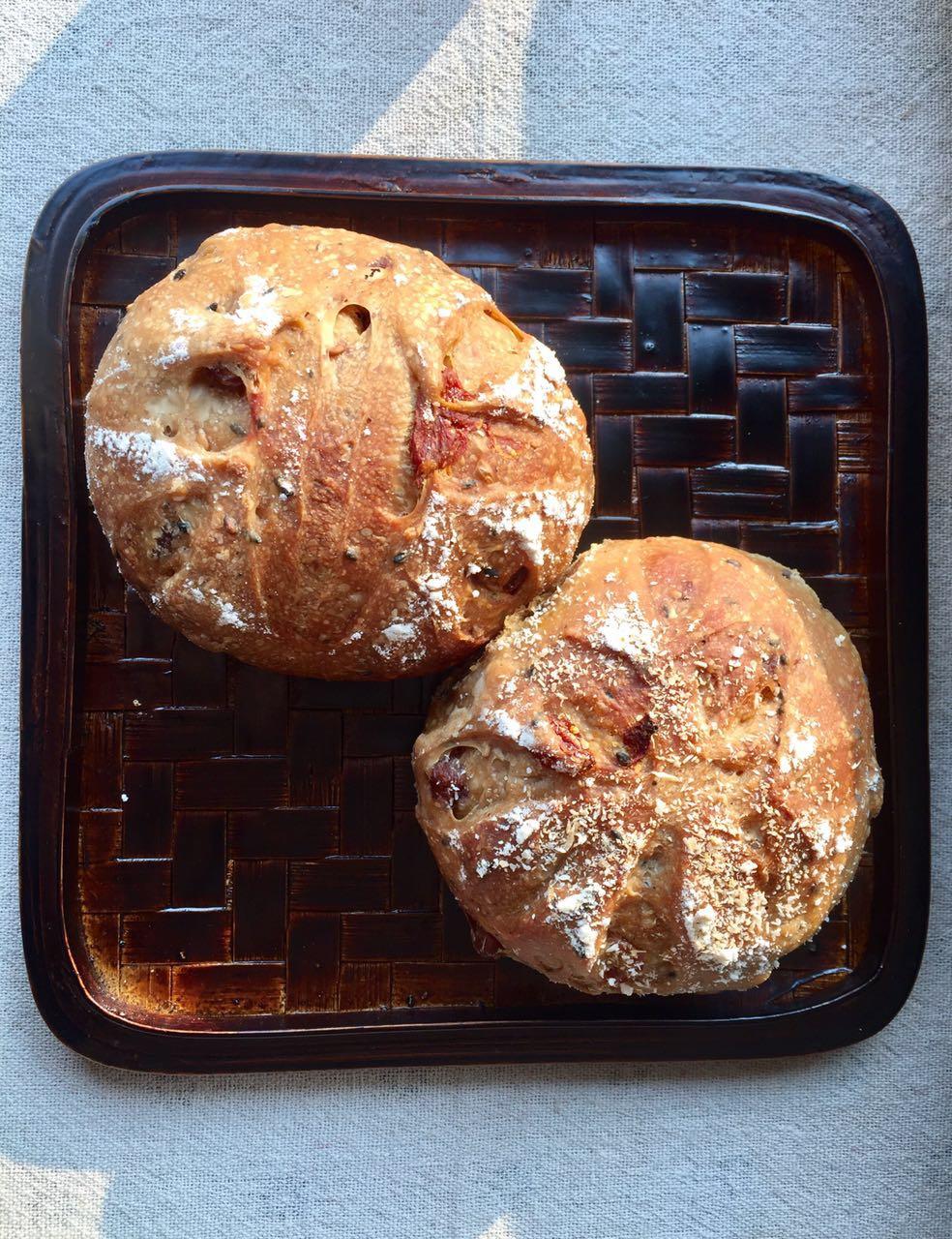 全麦核桃包～软欧包