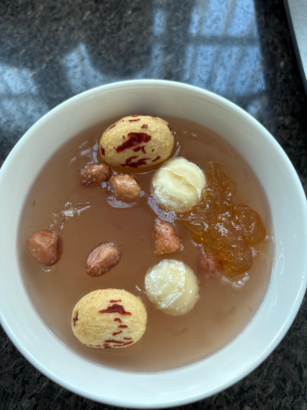 养颜的藕粉和葛根粉羹