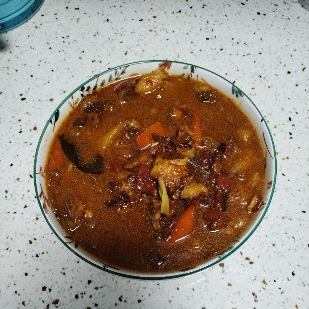 番茄土豆炖牛腩