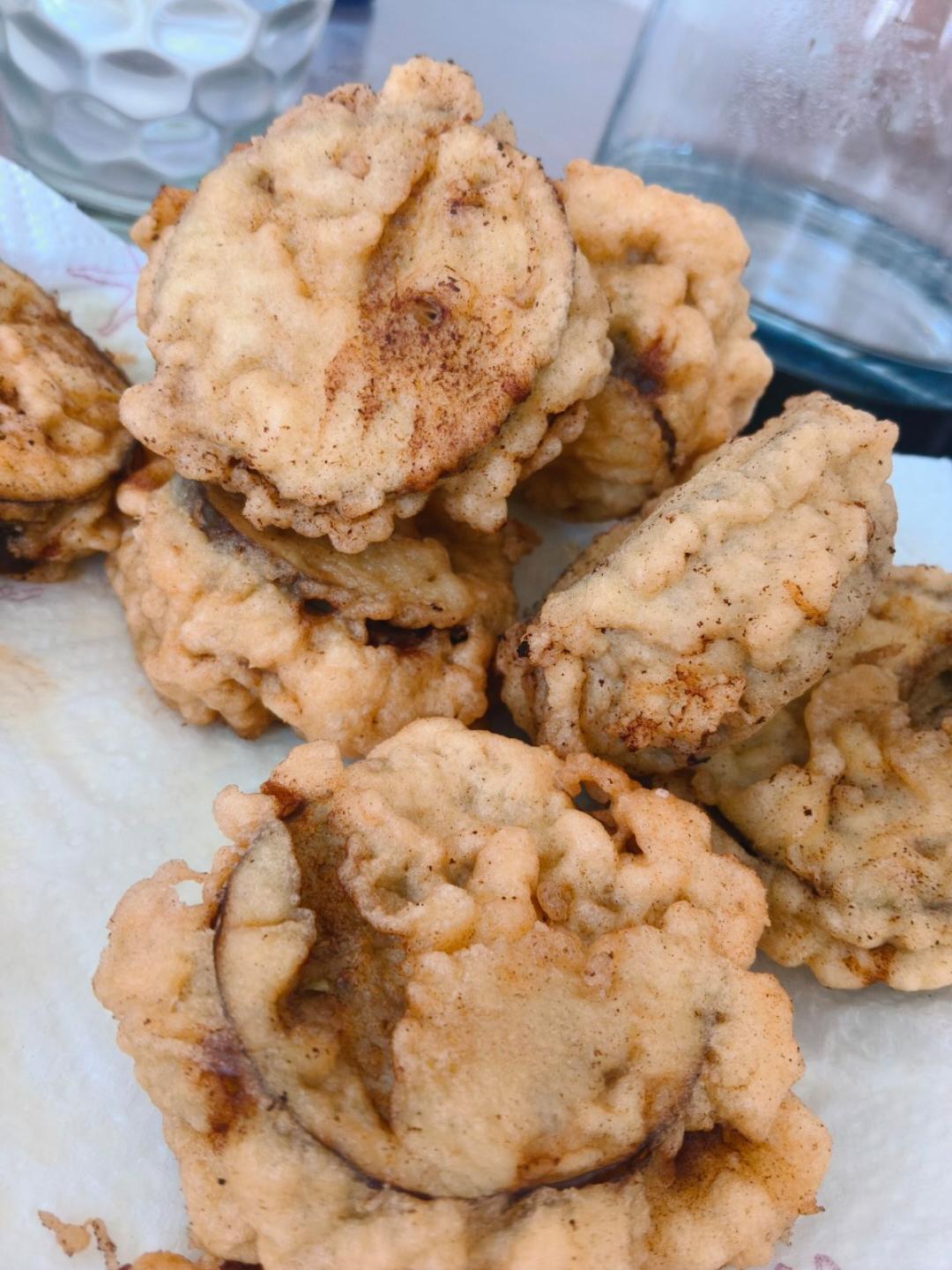 酥炸茄盒￨外酥里嫩