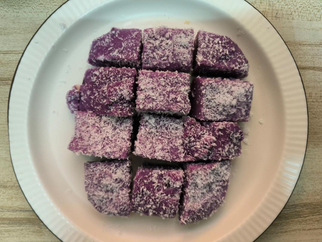 紫薯牛奶小方
