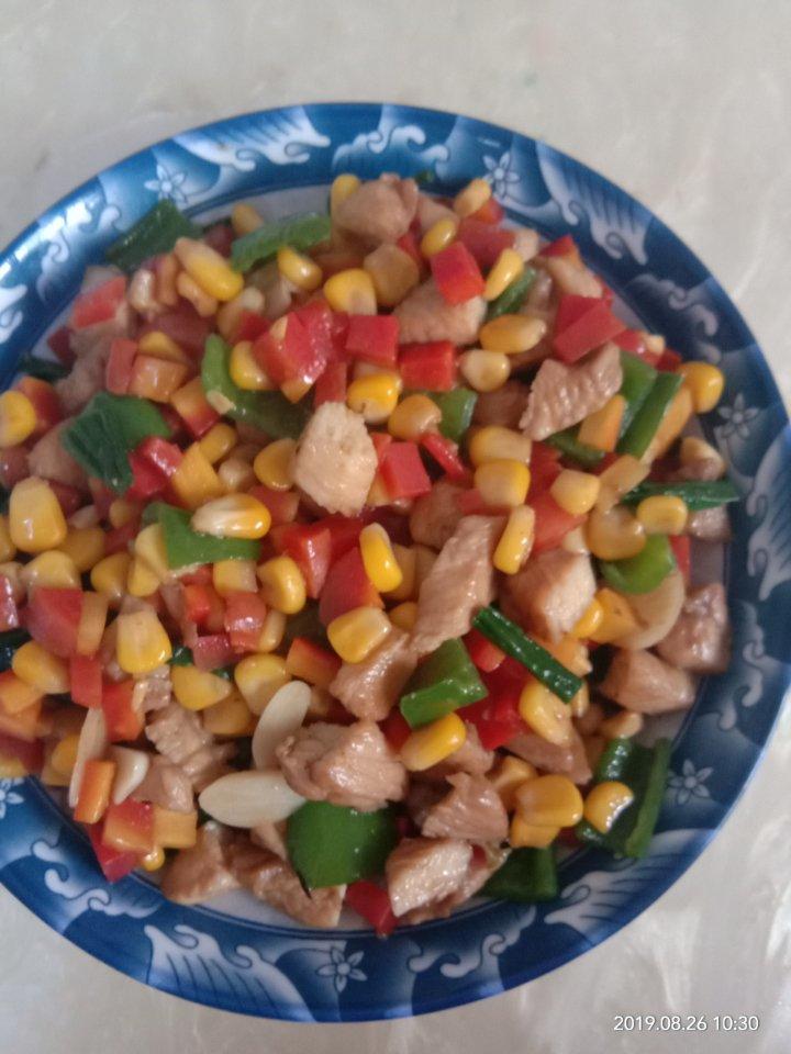减脂餐！鸡胸肉炒三丁
