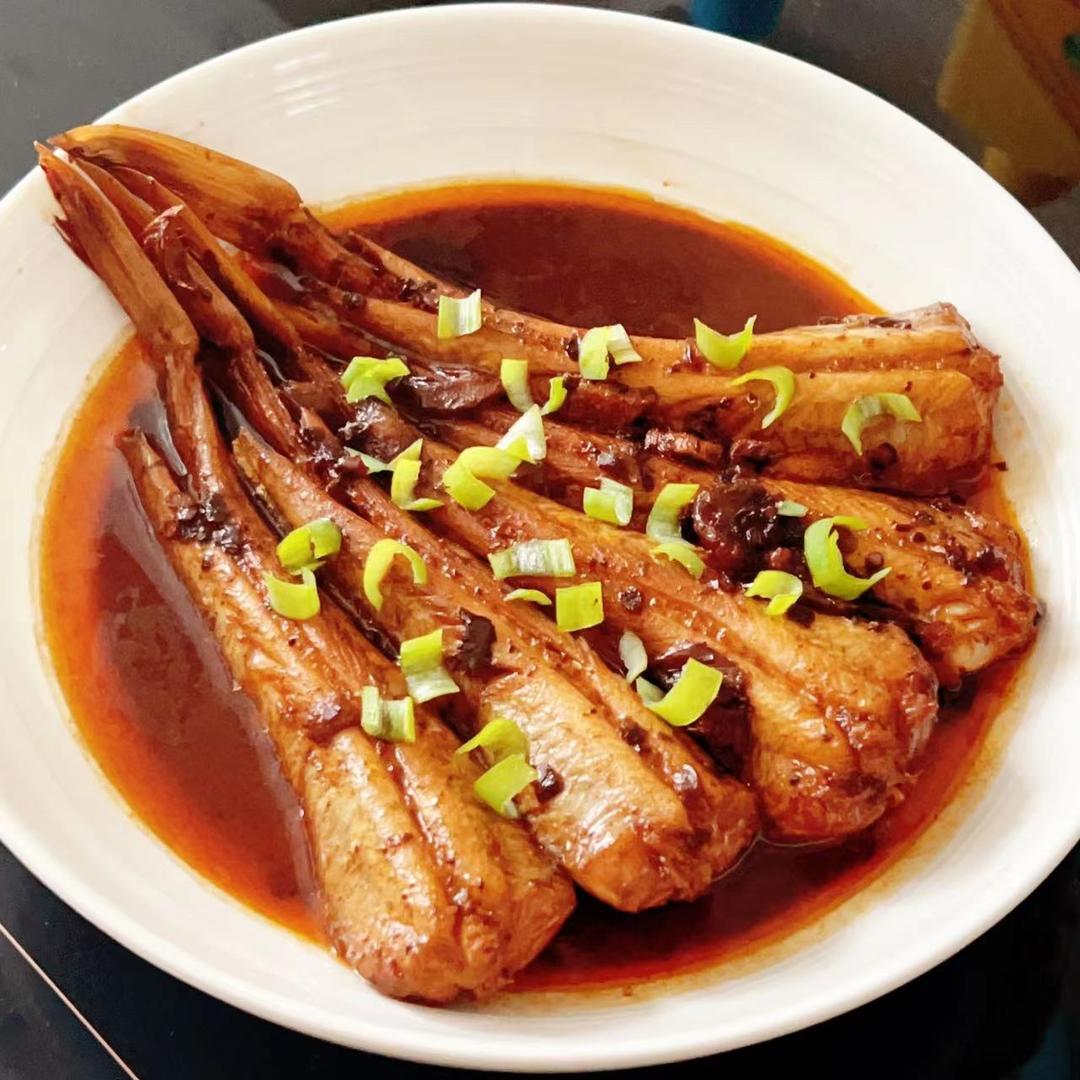 豆豉酱烧红娘子鱼(鸡腿鱼)